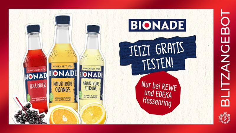 Bionade [gratis testen, Geld zurück!]