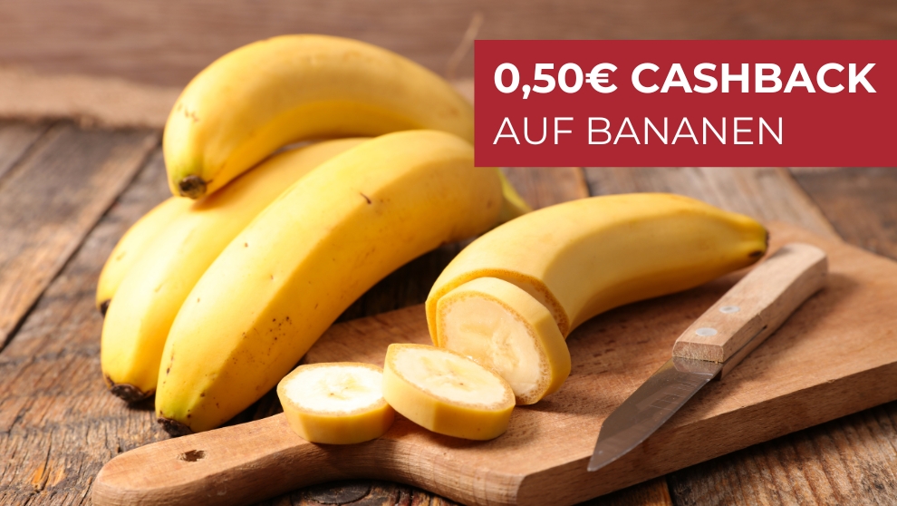 0,50€ Cashback Bananen bei Scondoo